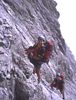 Kletterei in der Watzmann Ostwand