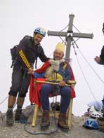 Georg Hackl gratuliert zur 300. Durchsteigung