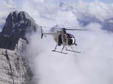 Fotoaufnahmen vom Hubschrauber